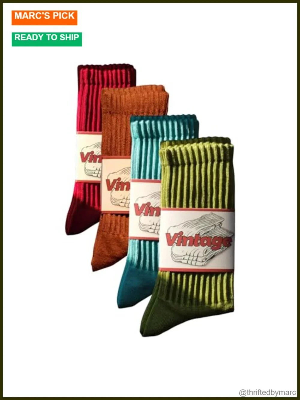 4 Pairs Unisex Cotton Slouchy Crew Socks Seamless Cozy Fall Socks Breathable